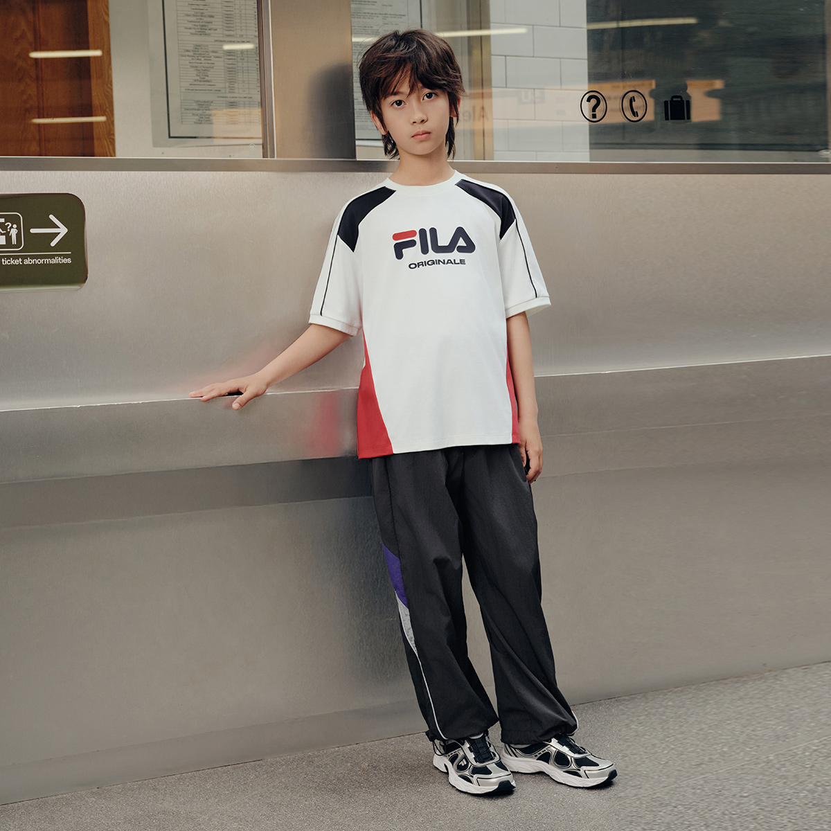 FILA KIDS ORIGINALE FILA ORIGINALE Boys Short Sleeves T-Shirt