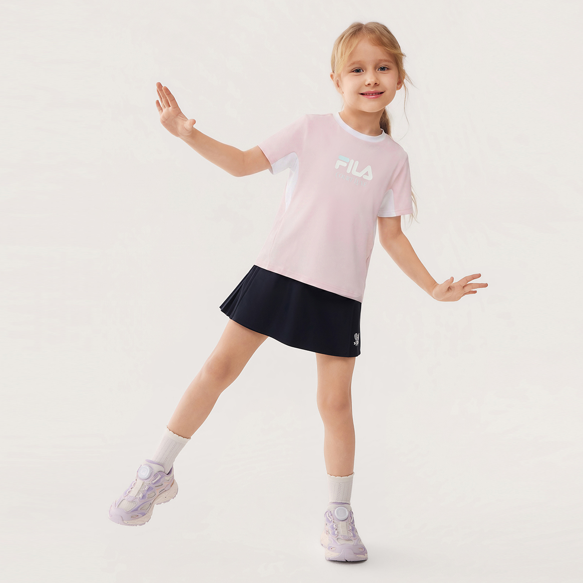 FILA KIDS PERFORMANCE TENNIS Girls Short Sleeves T-Shirt