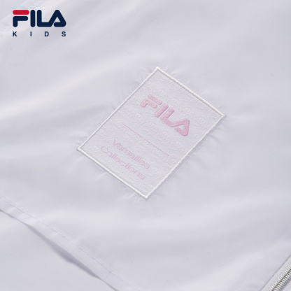 FILA KIDS WHITE LINE x RMN Girls Sun Protection Jacket with Hood in White