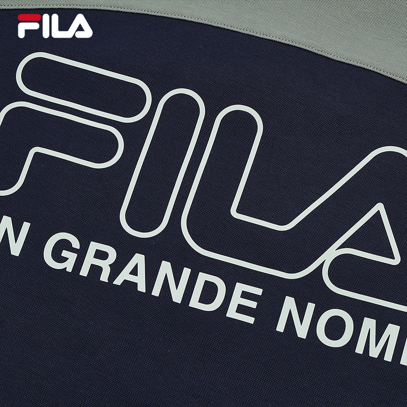 FILA CORE WHITE LINE FILA ORIGINALE Men Short Sleeve T-shirt (Dark Blue / White)
