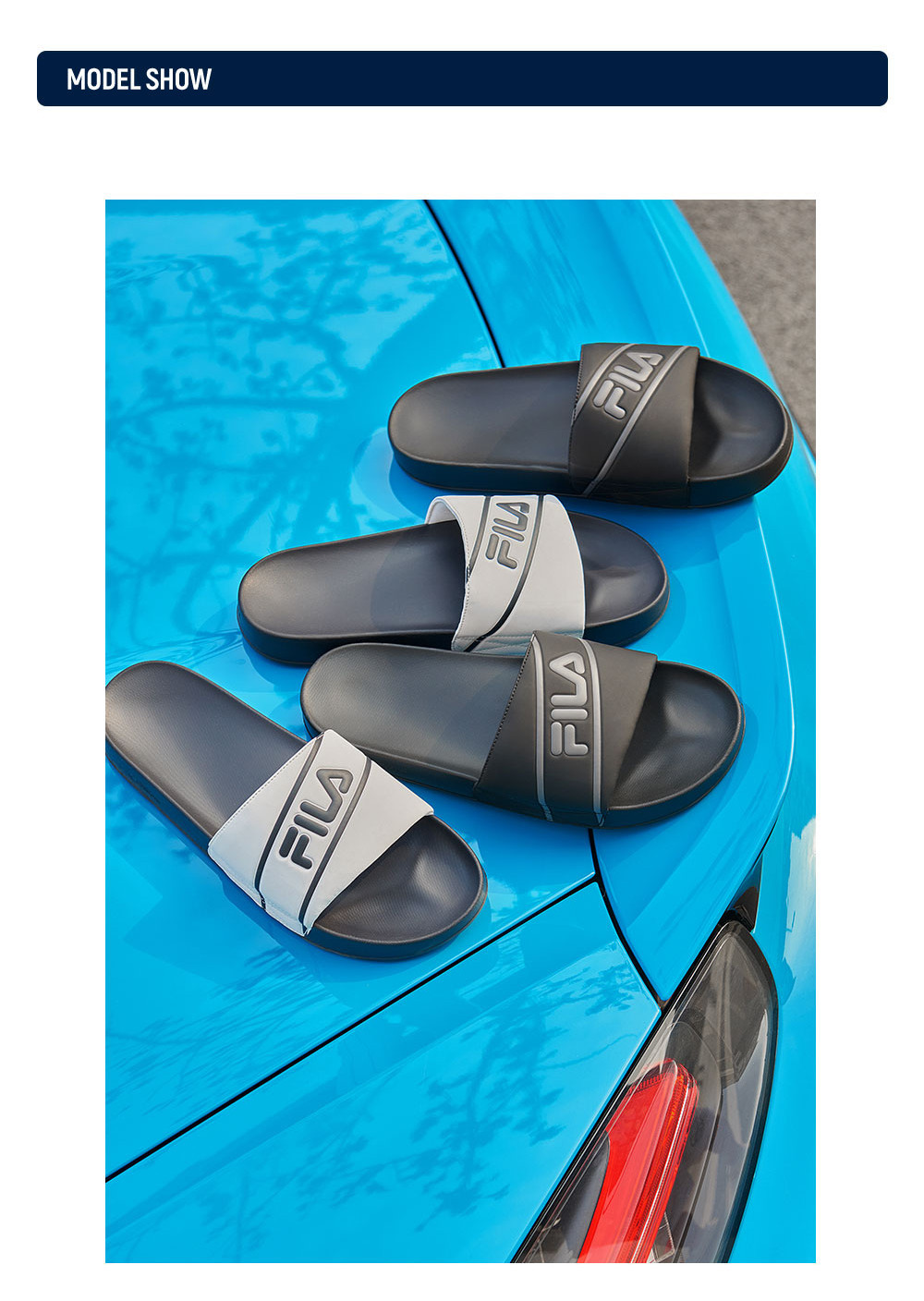 FILA CORE Men's DRIFTER FASHION ORIGINALE Heritage Slippers in Black or White