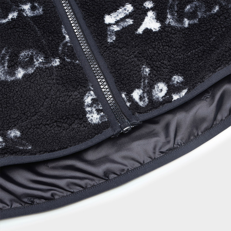 FILA CORE x ETUDES ANOTHER CLUB Women's Lamb Fleece Jacket in Full Print