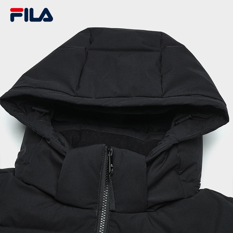 【FILA】Ripstop pocket hooded down jacket★送料・関税込 FILA ダウンジャケット ダウン フィラ 超撥水加工 リアル ワン