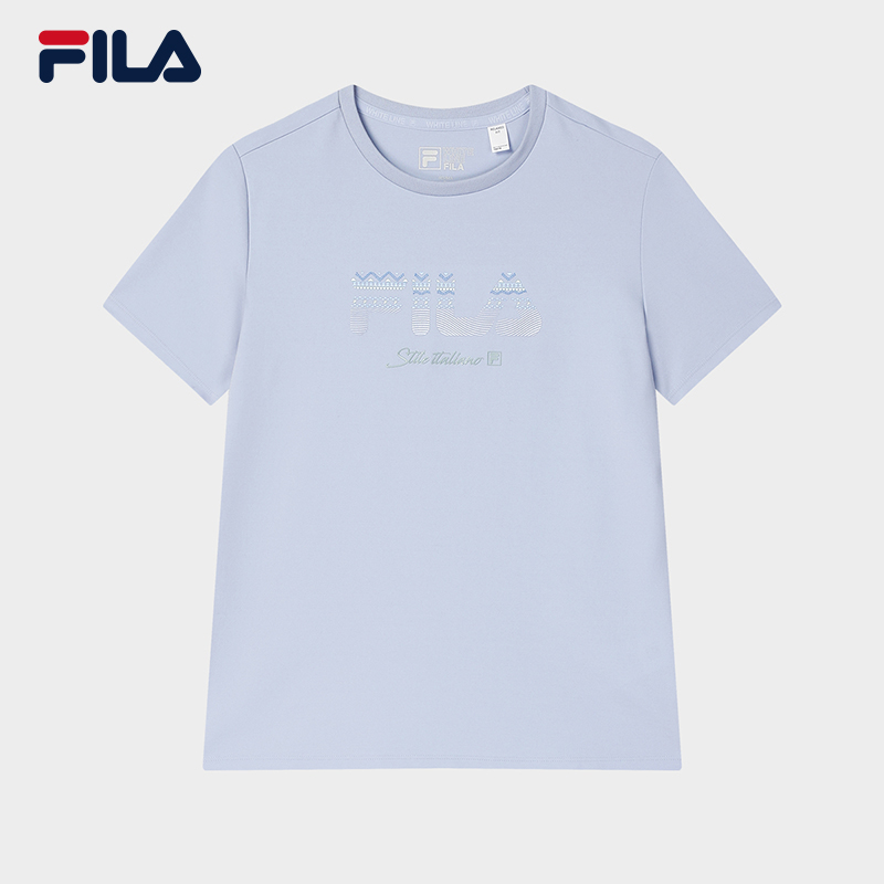 FILA CORE LIFESTYLE WHITE EVERYDAY ELEGANCE Women Short Sleeves T-Shirt