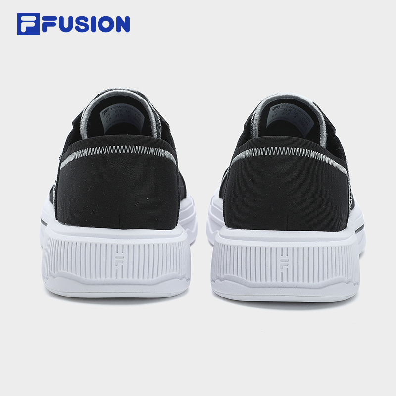 FILA FUSION POP III SE FUSION SKATEBOARDING Women's Lifestyle Sneakers (Black / White / Yellow Shoes)