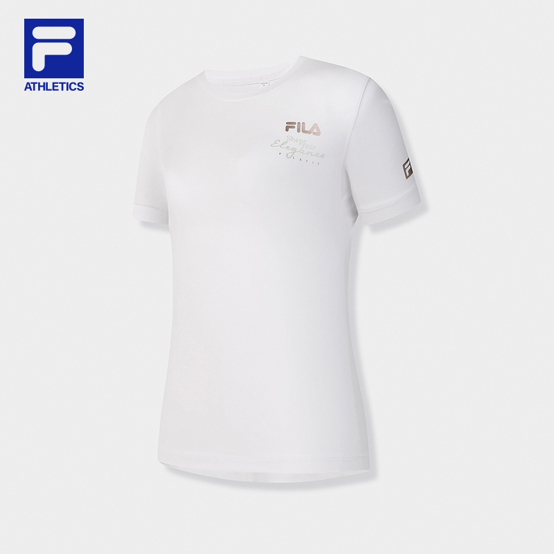 FILA CORE ATHLETICS FILA-FIT WOMEN Women Short Sleeve T-shirt (Violet / White)