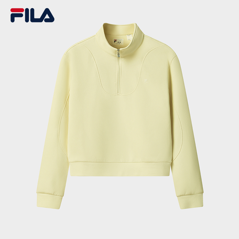 FILA CORE LIFESTYLE WHITE Women Long Sleeve Top