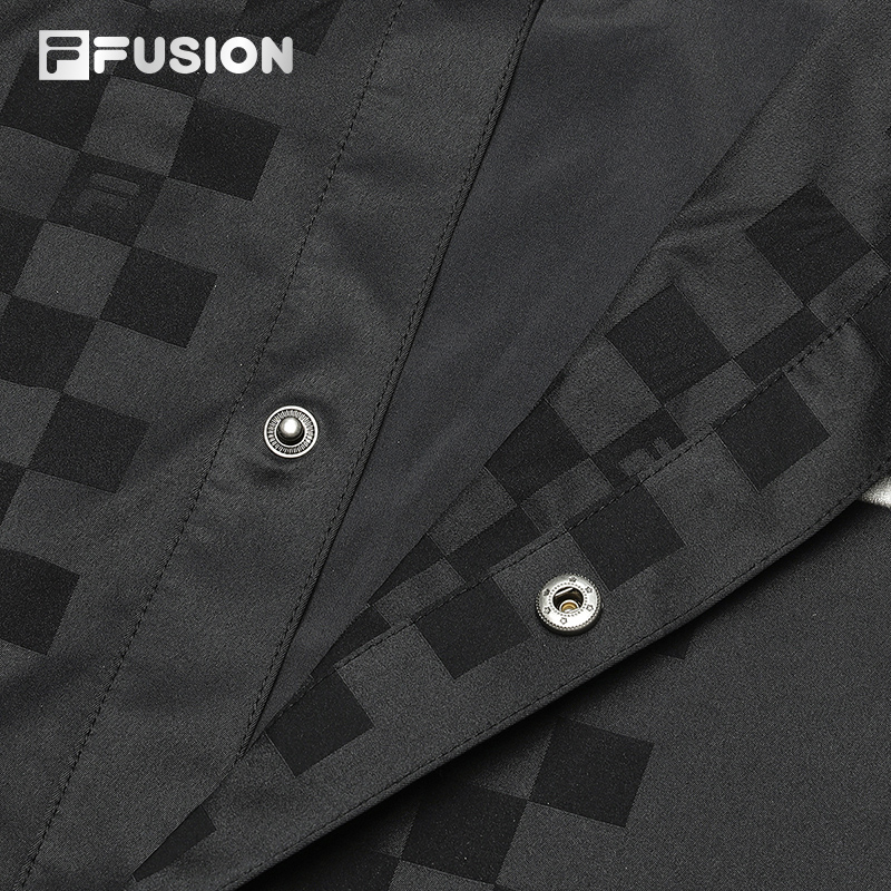 FILA FUSION INLINE UNIFORM Mens Woven Jacket in Black