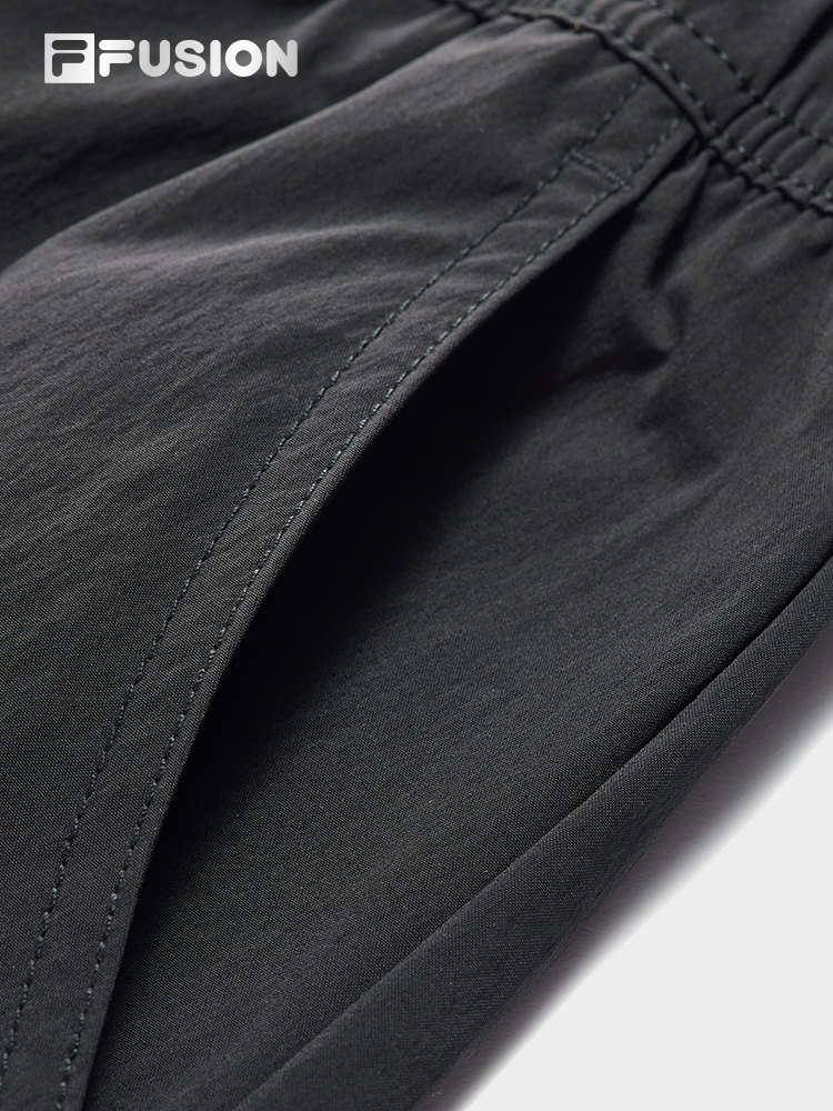 FILA FUSION WORKWEAR METRO PORTAL Women Woven Shorts (Black)