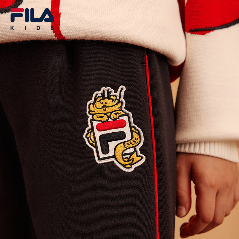 FILA KIDS ORIGINALE Girl's Knit Pants in Navy
