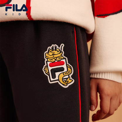 FILA KIDS ORIGINALE Girl's Knit Pants in Navy
