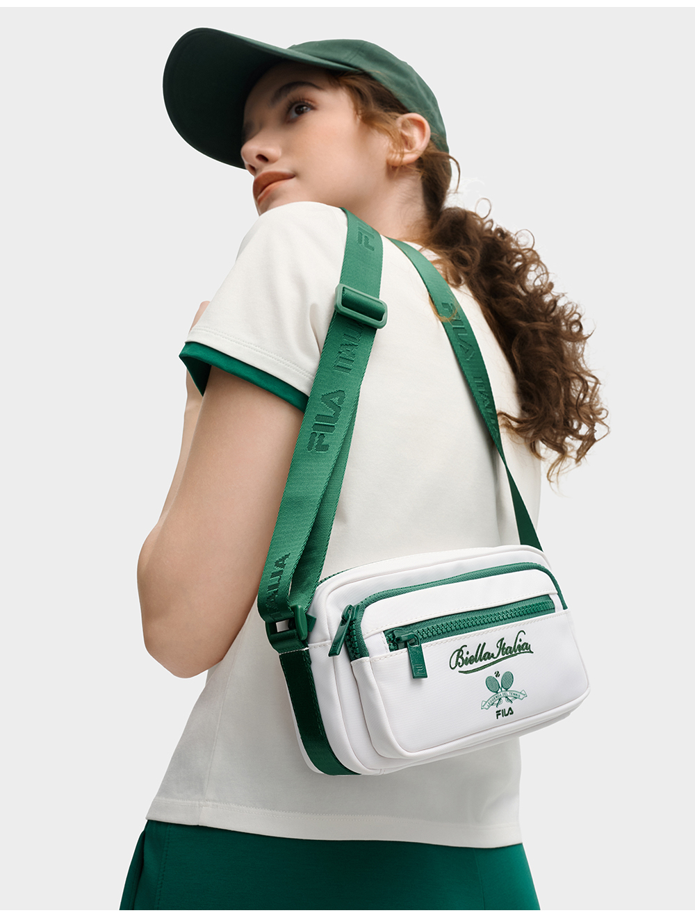 FILA CORE LIFESTYLE CROSSBODY BAG Women Crossbody Bag (Green)