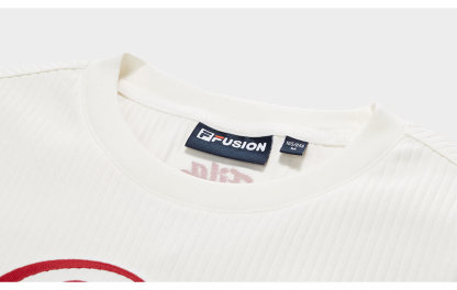 FILA FUSION INLINE CATEGORY CLUB SHORT SLEEVE TSHIRT Women Short Sleeves T-Shirt (Black / White)