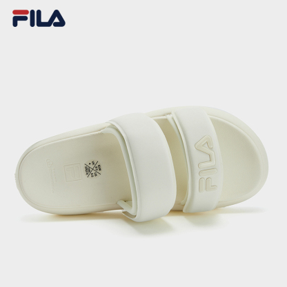 FILA CORE DONUT FASHION MODERNO Women's Slippers (Multi-Colors Available: White/Cream-White/Green)