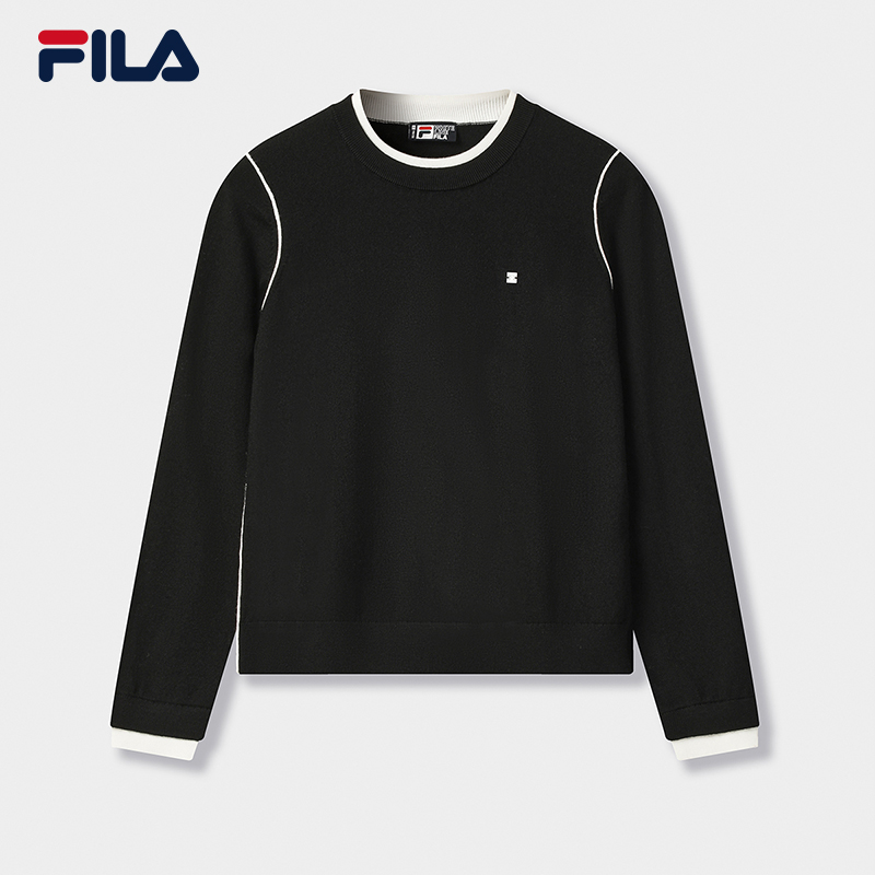 FILA CORE LIFESTYLE WHITE Women Knit Sweater