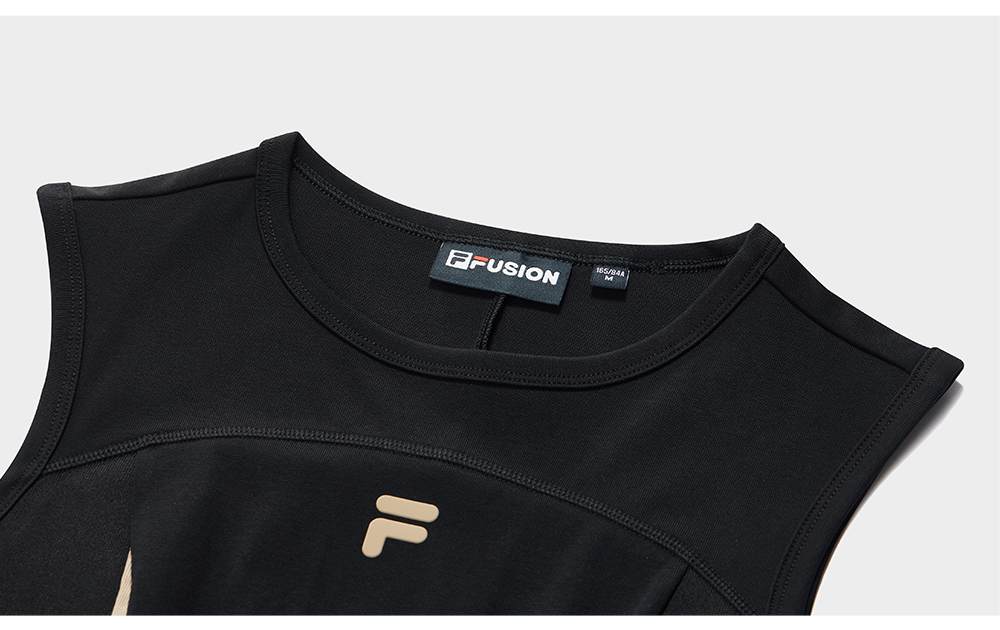 FILA FUSION INLINE URBAN TECH CITY PADDLERS - KAYAK FISHING Women Knitted Sleeveless Top (Black)