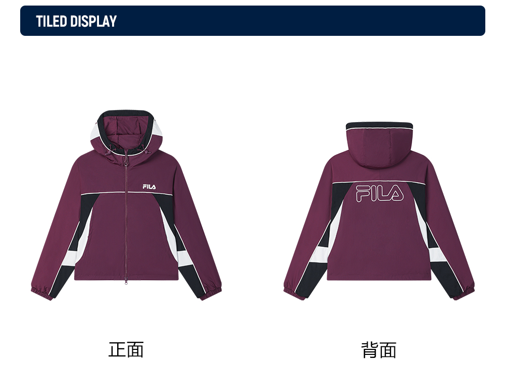 FILA CORE LIFESTYLE ORIGINALE VANGUARD EXPLORATION Women Woven Jacket (Purple)