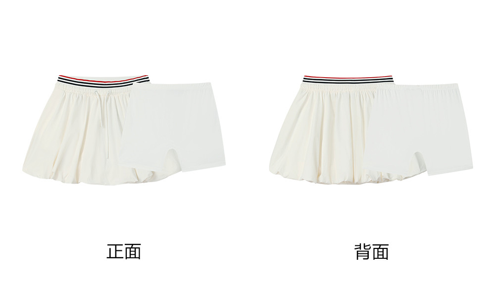 FILA CORE LIFESTYLE SETTANTA Women Woven Skirt (with Inner Shorts) (Black / White)