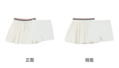 FILA CORE LIFESTYLE SETTANTA Women Woven Skirt (with Inner Shorts) (Black / White)