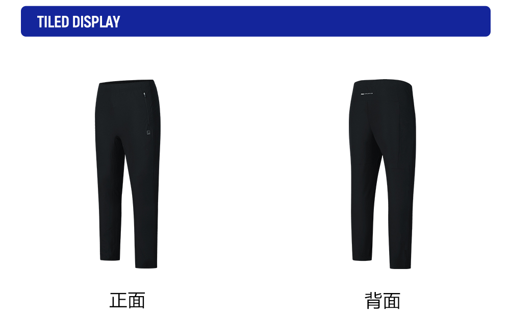 FILA CORE ATHLETICS FITNESS Men Woven Pants (Black)