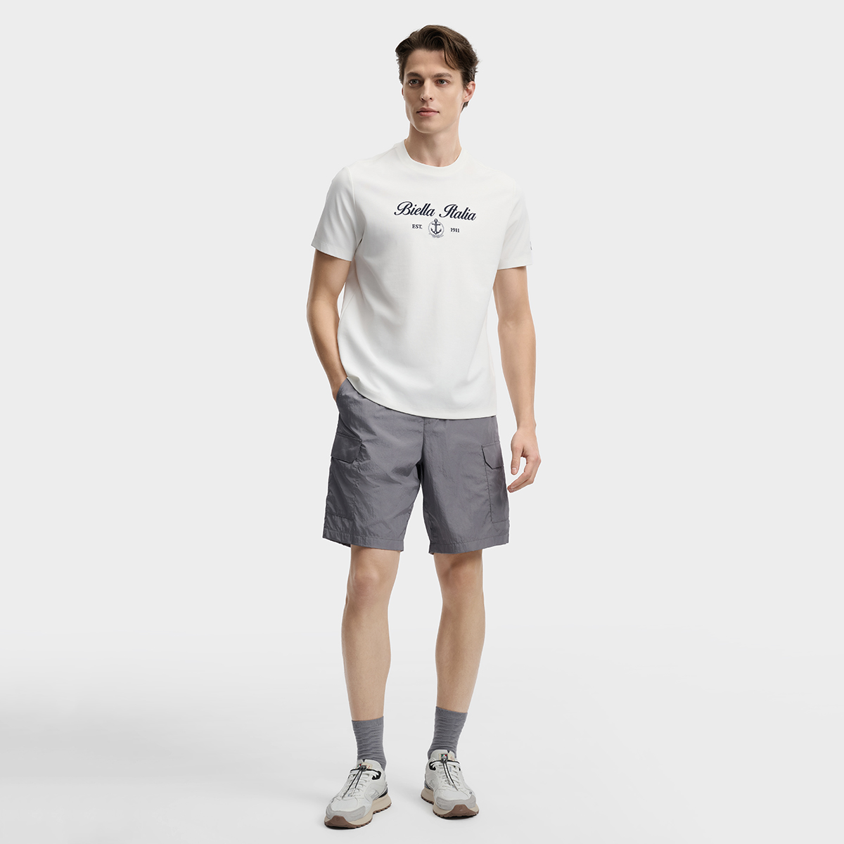 FILA MEN'S HERITAGE Knitted Short Sleeve Top