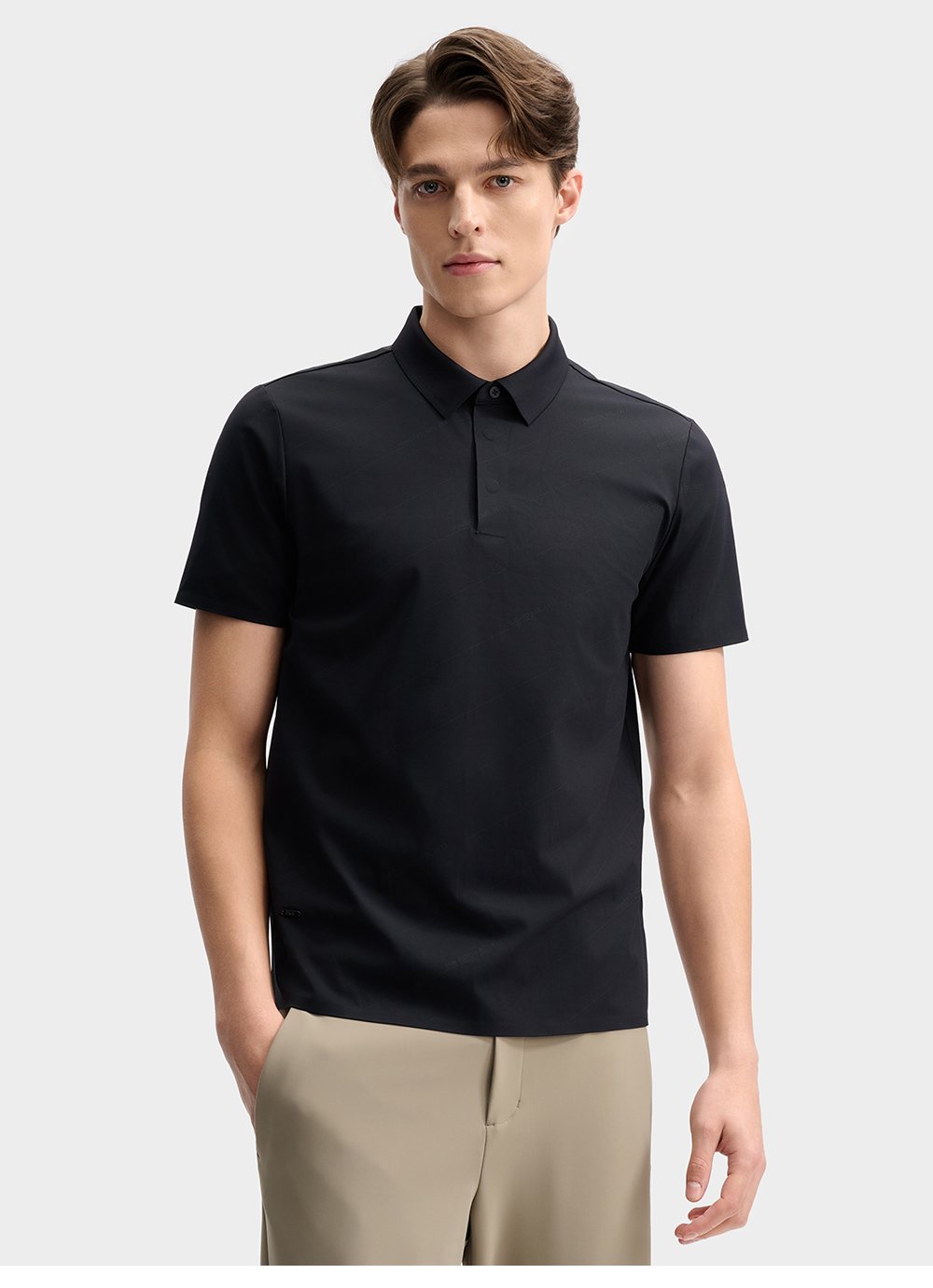 FILA CORE LIFESTYLE BLUE ART BRERA Men Polo T-shirt (Black)