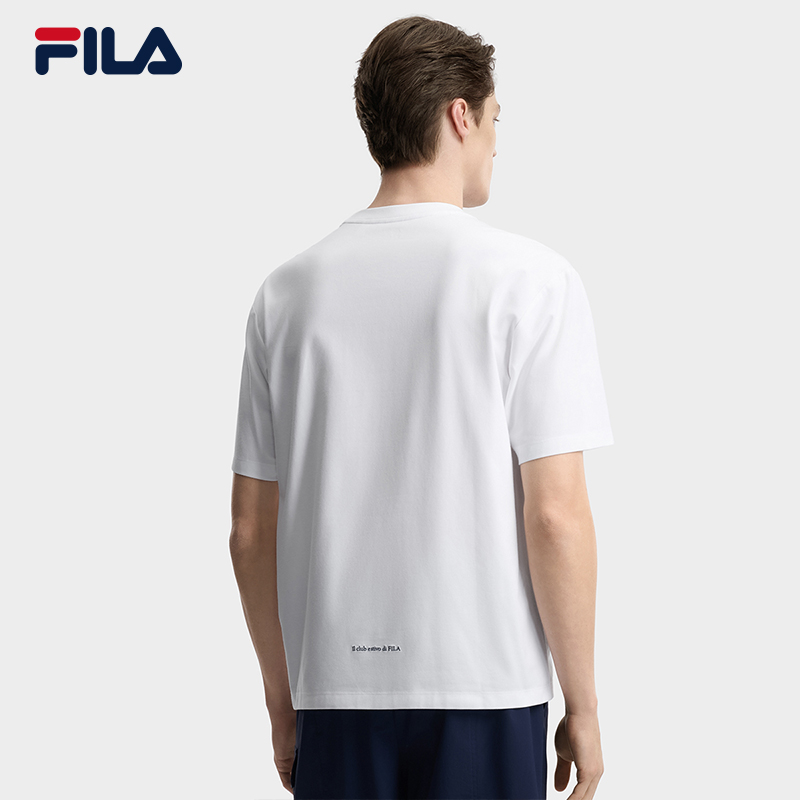 FILA MEN'S HERITAGE Knitted Short Sleeve Top