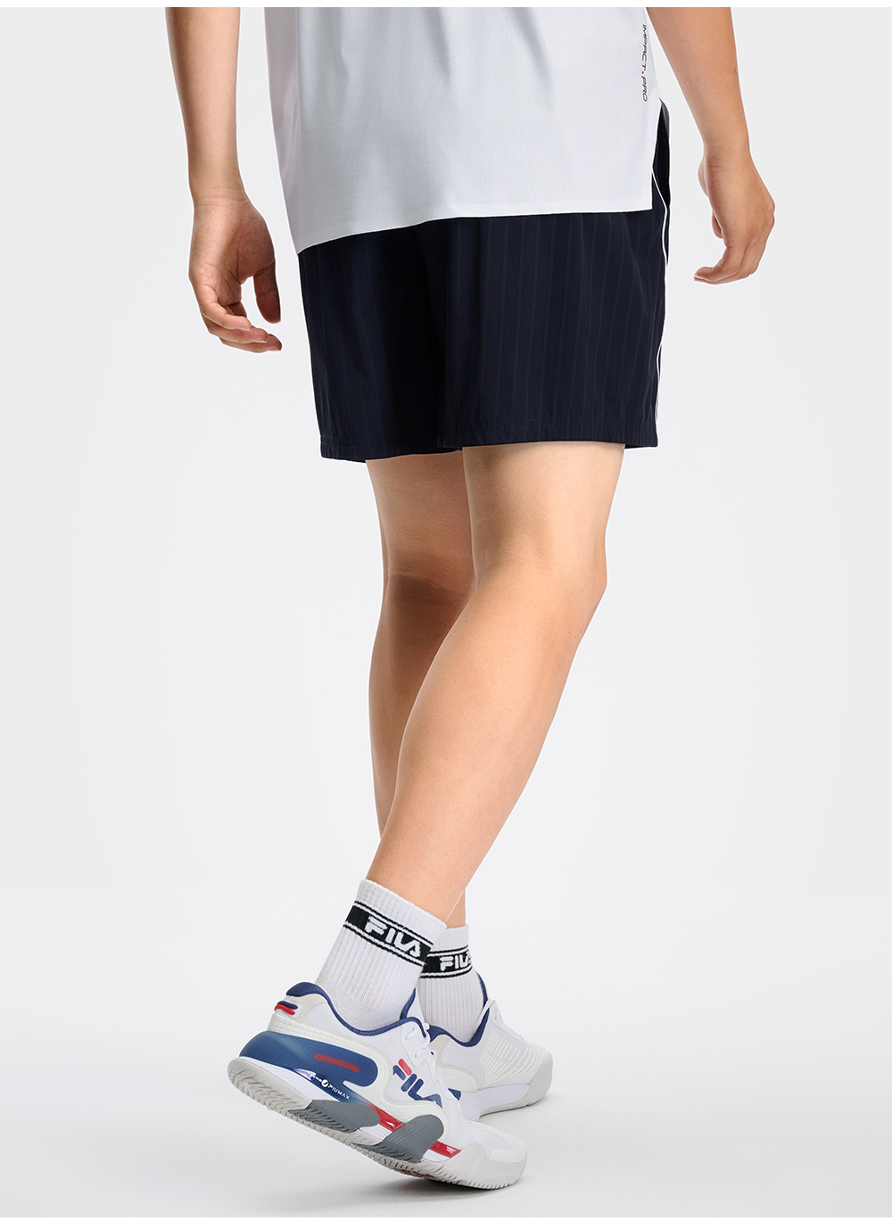 FILA CORE ATHLETICS TENNIS1 ART IN SPORTS Men Woven Shorts (Navy)