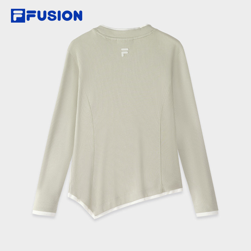 FILA FUSION INLINE FUSION LIFE FUSIONEER ROYAL FAMILY HOLIDAY Women Sweatshirt (Green / Ash)