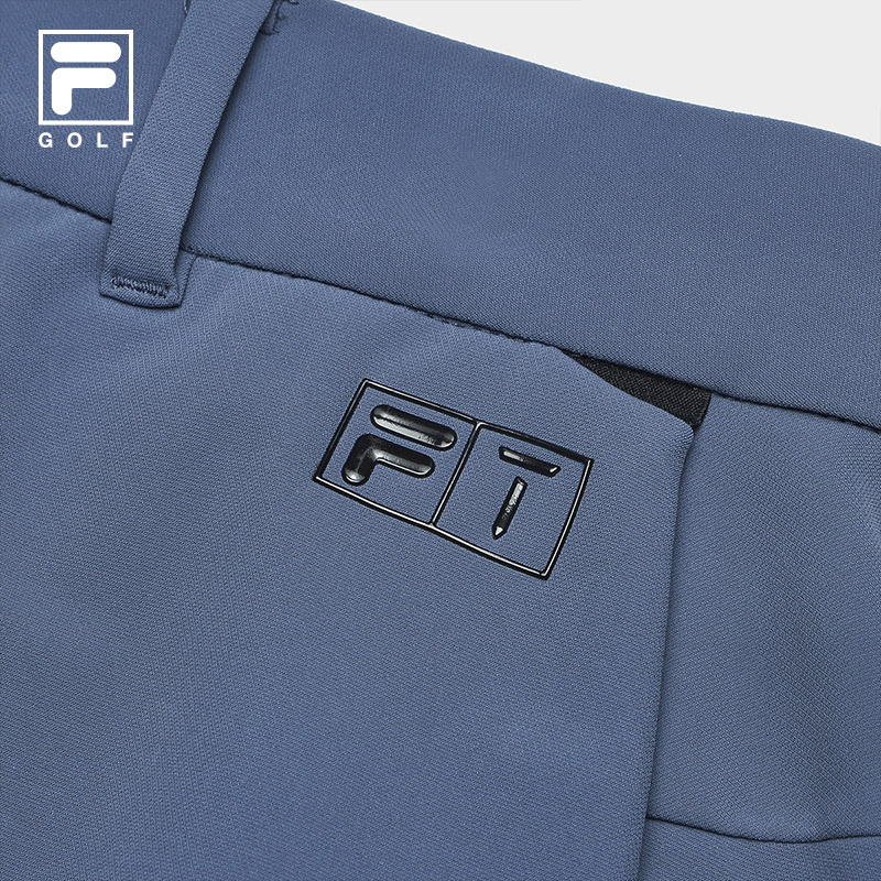 FILA CORE ATHLETICS GOLF DP WORLD TOUR MONOGRAM STRIPE Men Woven Pants (Blue)