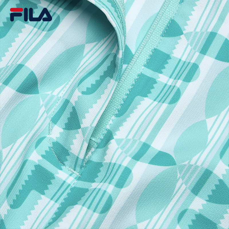 FILA CORE WHITE LINE EMERALD Women Woven Shorts in Full Print