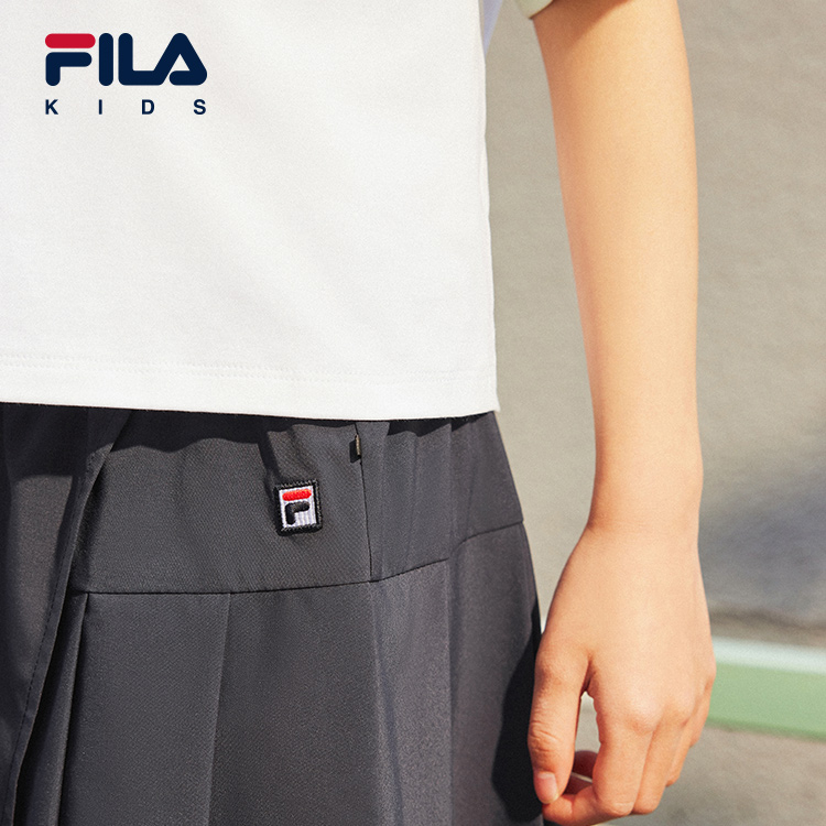 (130 - 165cm) FILA KIDS x OSAMU GOODS Girl's Skirt in Navy
