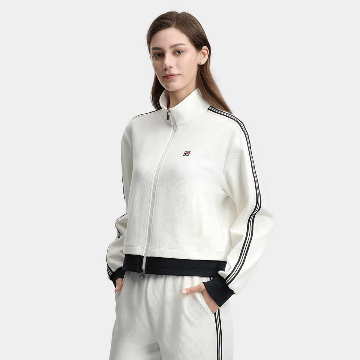 FILA Women's Knit Long Sleeve Jacket