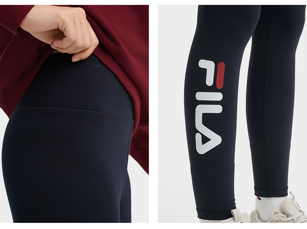 FILA CORE LIFESTYLE FILA ORIGINALE WINTER TENNIS CLUB Women Knitted Leggings (Navy)