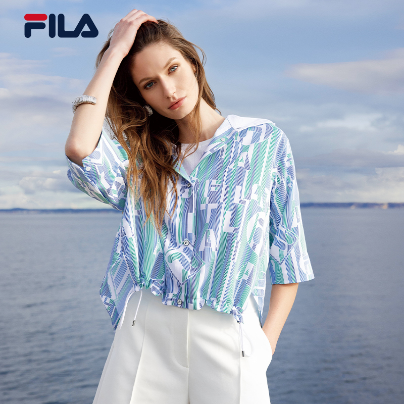 FILA CORE LIFESTYLE EMERALD SUMMER BREEZE Women Woven Jacket