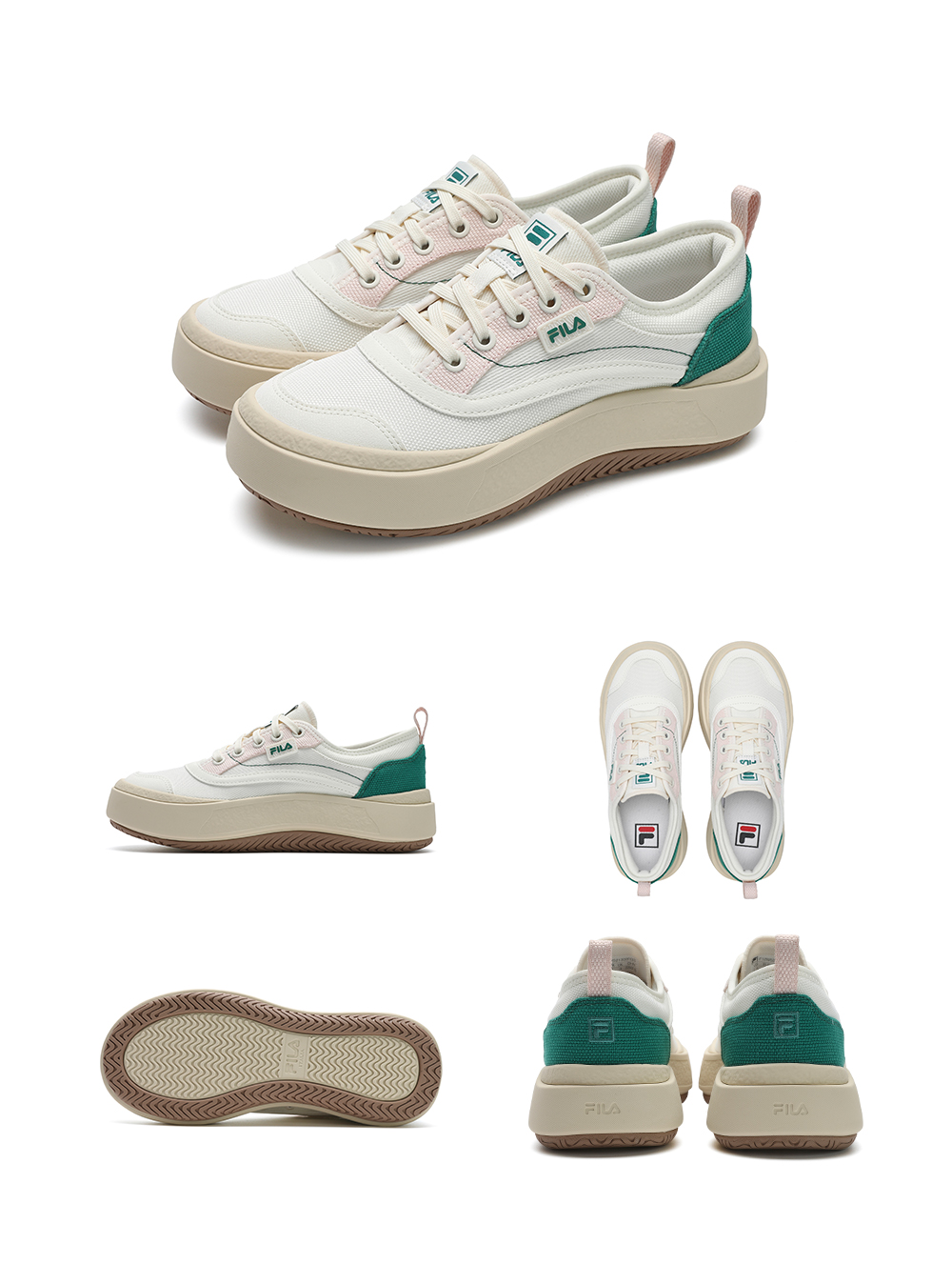 FILA CORE FASHION JELLYFISH Women Canvas Shoes (White)