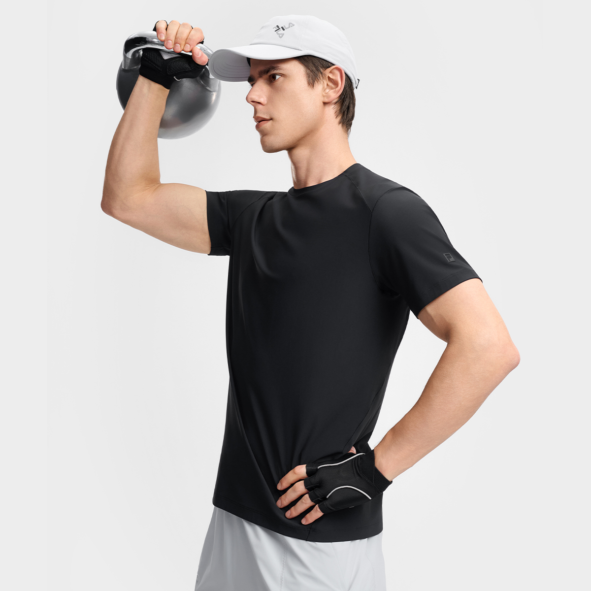 FILA ATHLETICS Men Knitted Short Sleeve Top