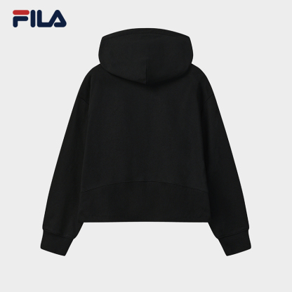 FILA CORE LIFESTYLE FILA ORIGINALE Women Hoodie (Black/Grey)