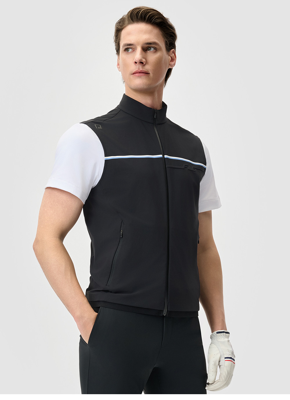 FILA CORE ATHLETICS GOLF STATELY FLORAL Men Vest (Black)
