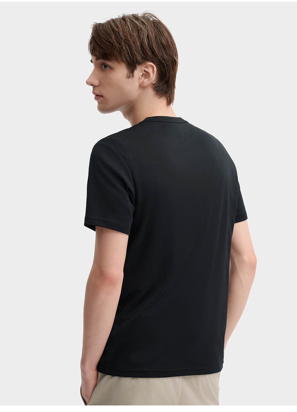 FILA CORE LIFESTYLE HERITAGE MYSTERIOUS JOURNEY Men Short Sleeve T-shirt (Black / White)