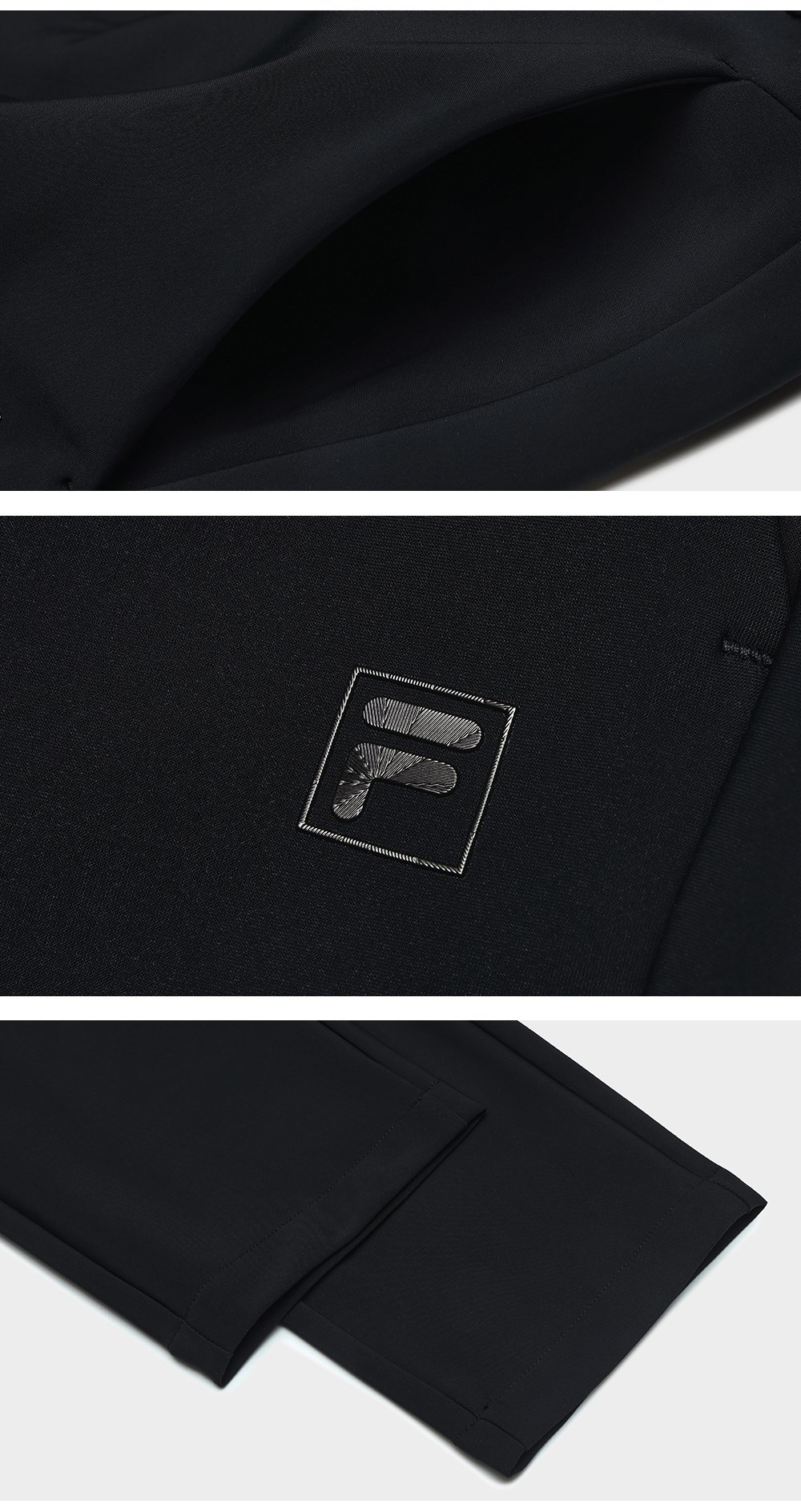 FILA CORE LIFESTYLE WHITE LINE THE GALLERIA VITTORIO EMANUELE II Men Knit Pants (Black / Matcha Khaki)