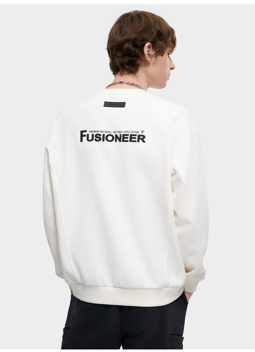 FILA FUSION INLINE FUSION LIFE X FUSIONEER FIELD OF CLASSIC Men Sweatshirt (White)