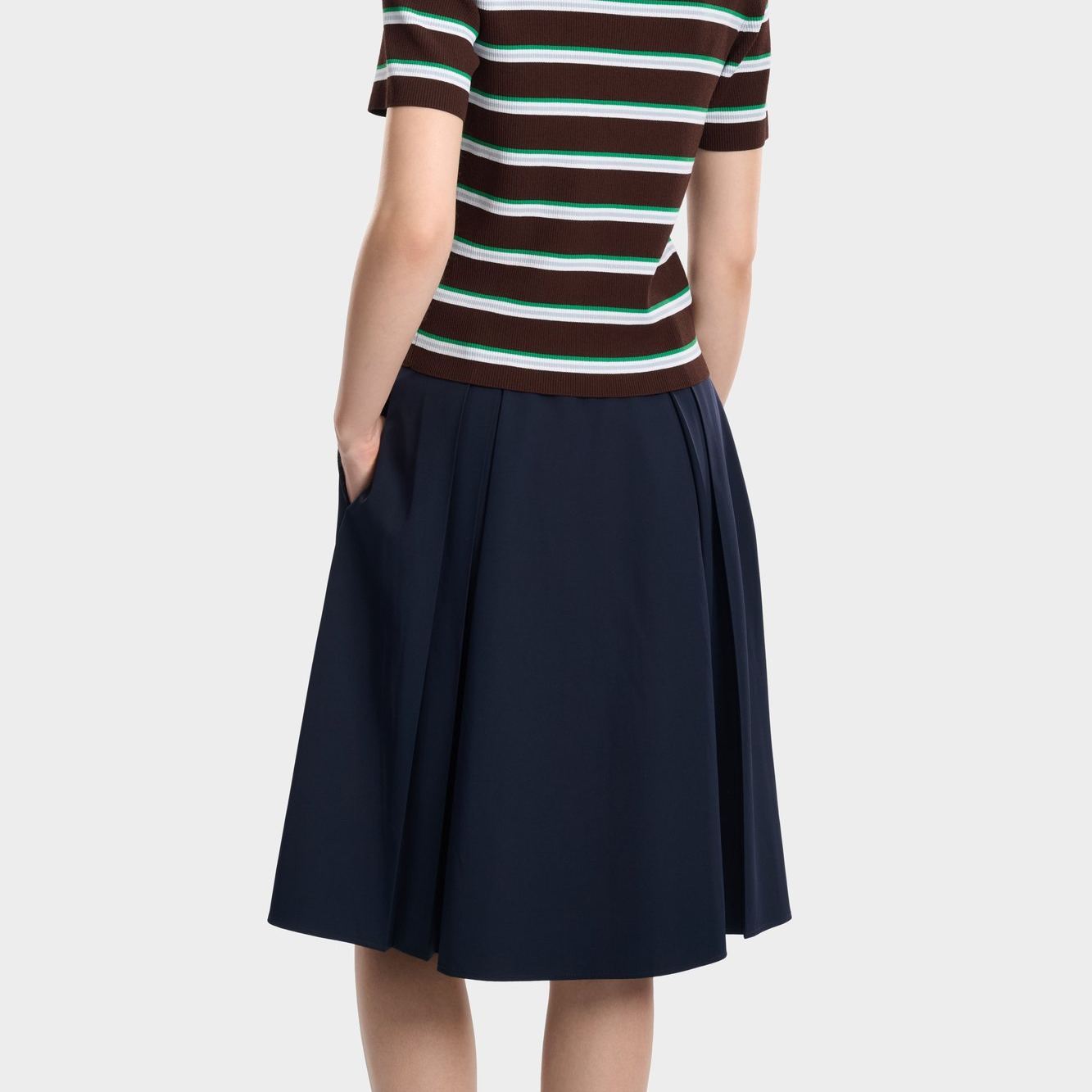 FILA CORE Women HERITAGE Woven Skirt DARK BLUE