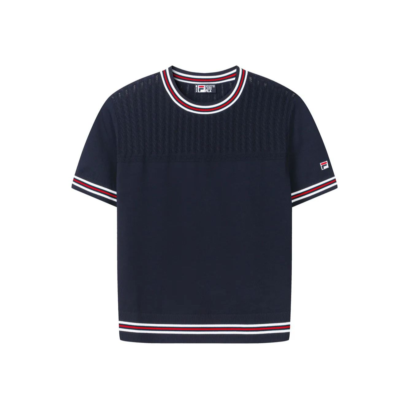 FILA CORE Women HERITAGE Knitted Top DARK BLUE