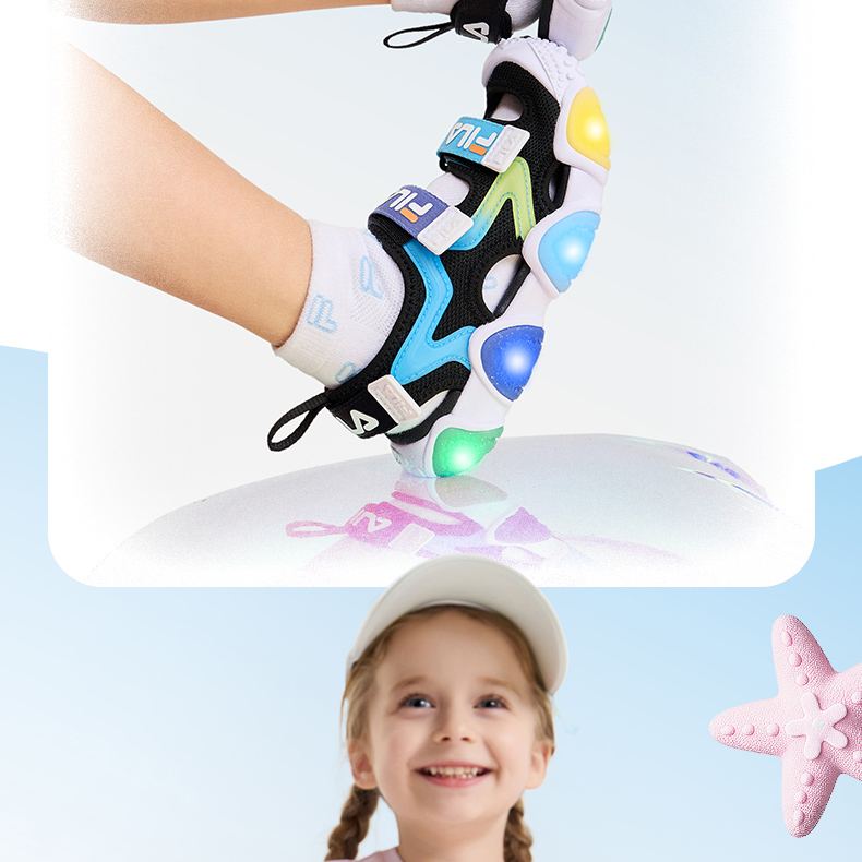 (EU28 - 32) FILA KIDS SEASHINE Boy's/Girl's Sandals