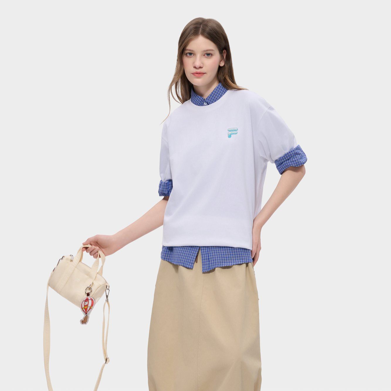 FILA FUSION Women FUSION WORKWEAR Crossbody Bag CREAM