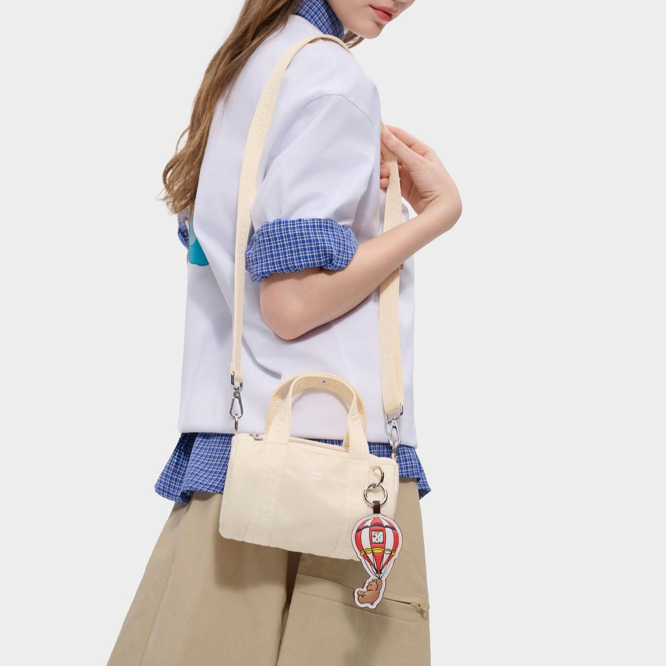FILA FUSION Women FUSION WORKWEAR Crossbody Bag CREAM