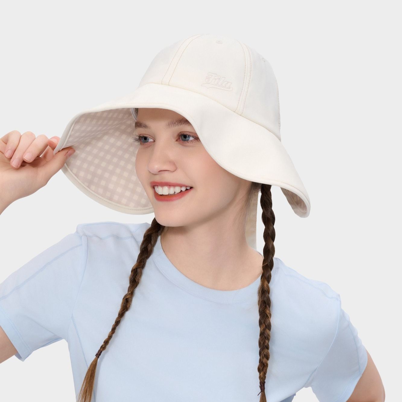 FILA FUSION Women FUSION FUSIONEER Bucket Hat WHITE