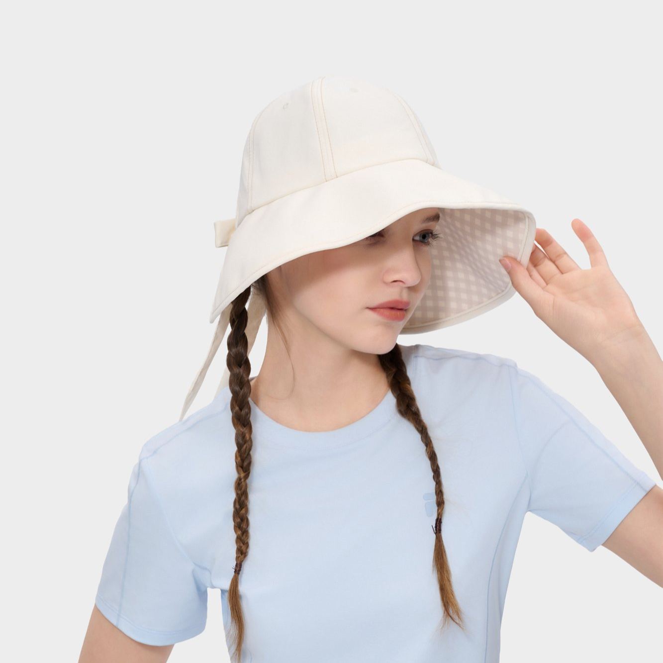 FILA FUSION Women FUSION FUSIONEER Bucket Hat WHITE
