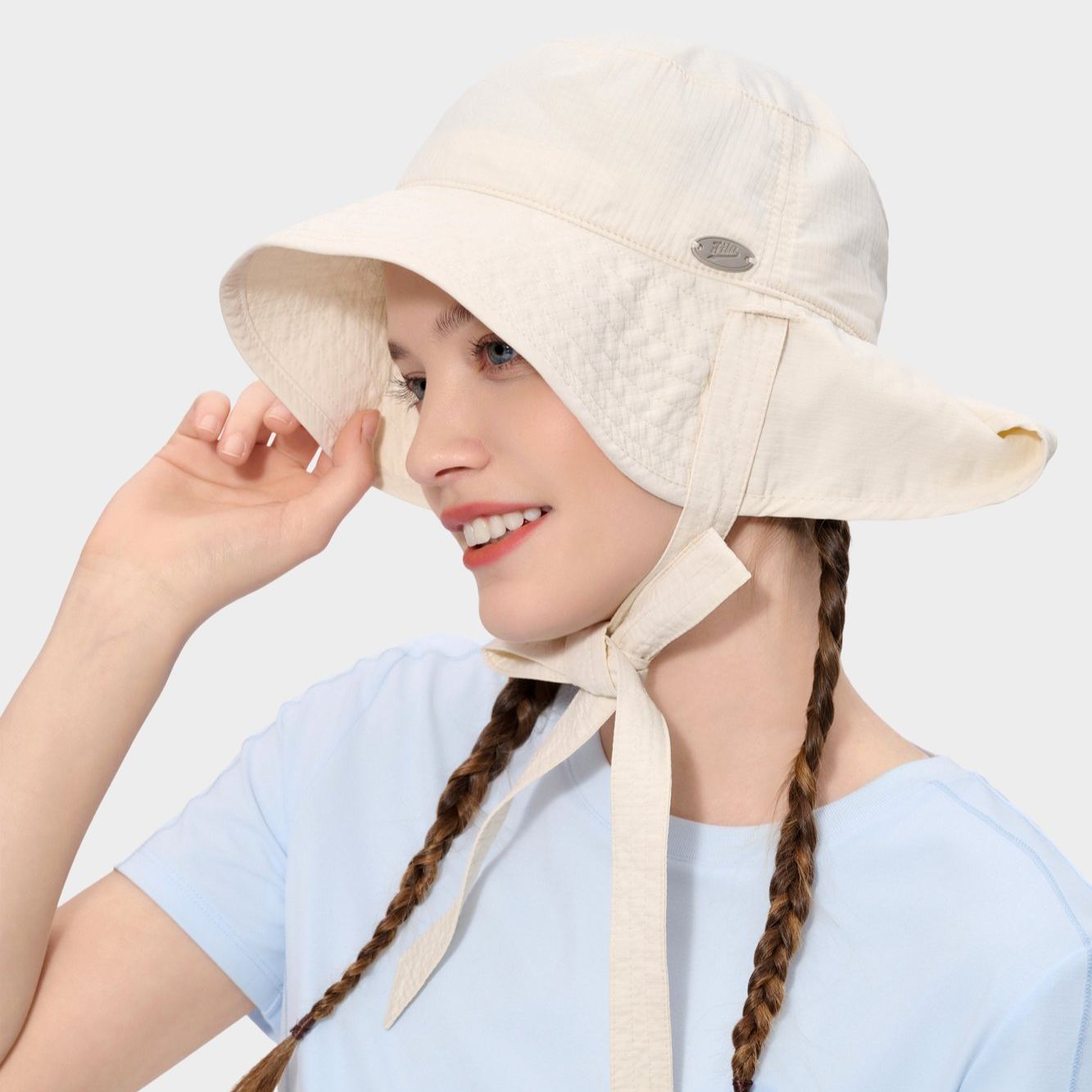 FILA FUSION Women CATEGORY CLUB Bucket Hat IVORY